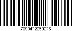 Código de barras (EAN, GTIN, SKU, ISBN): '7898472253276'
