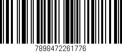 Código de barras (EAN, GTIN, SKU, ISBN): '7898472261776'
