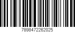 Código de barras (EAN, GTIN, SKU, ISBN): '7898472262025'