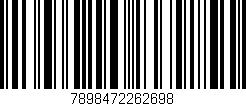 Código de barras (EAN, GTIN, SKU, ISBN): '7898472262698'