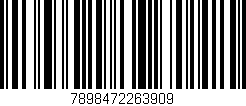 Código de barras (EAN, GTIN, SKU, ISBN): '7898472263909'