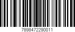 Código de barras (EAN, GTIN, SKU, ISBN): '7898472290011'