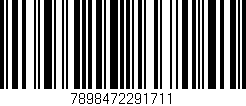 Código de barras (EAN, GTIN, SKU, ISBN): '7898472291711'