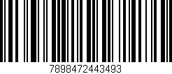 Código de barras (EAN, GTIN, SKU, ISBN): '7898472443493'