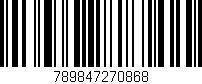 Código de barras (EAN, GTIN, SKU, ISBN): '789847270868'