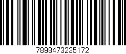 Código de barras (EAN, GTIN, SKU, ISBN): '7898473235172'