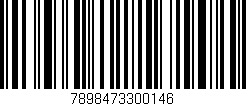 Código de barras (EAN, GTIN, SKU, ISBN): '7898473300146'