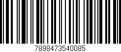 Código de barras (EAN, GTIN, SKU, ISBN): '7898473540085'