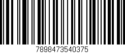 Código de barras (EAN, GTIN, SKU, ISBN): '7898473540375'