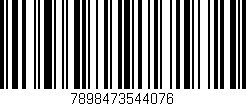 Código de barras (EAN, GTIN, SKU, ISBN): '7898473544076'