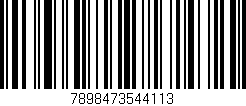 Código de barras (EAN, GTIN, SKU, ISBN): '7898473544113'