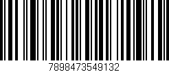 Código de barras (EAN, GTIN, SKU, ISBN): '7898473549132'