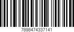 Código de barras (EAN, GTIN, SKU, ISBN): '7898474337141'