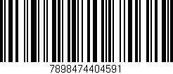 Código de barras (EAN, GTIN, SKU, ISBN): '7898474404591'