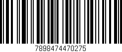 Código de barras (EAN, GTIN, SKU, ISBN): '7898474470275'