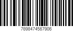 Código de barras (EAN, GTIN, SKU, ISBN): '7898474567906'