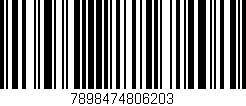 Código de barras (EAN, GTIN, SKU, ISBN): '7898474806203'