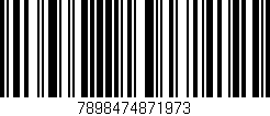 Código de barras (EAN, GTIN, SKU, ISBN): '7898474871973'
