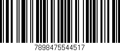 Código de barras (EAN, GTIN, SKU, ISBN): '7898475544517'