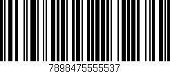 Código de barras (EAN, GTIN, SKU, ISBN): '7898475555537'