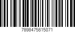 Código de barras (EAN, GTIN, SKU, ISBN): '7898475615071'