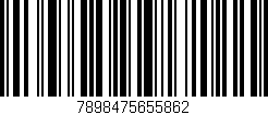 Código de barras (EAN, GTIN, SKU, ISBN): '7898475655862'