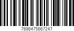 Código de barras (EAN, GTIN, SKU, ISBN): '7898475667247'