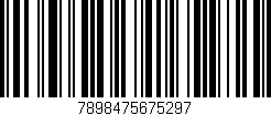 Código de barras (EAN, GTIN, SKU, ISBN): '7898475675297'
