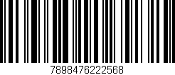 Código de barras (EAN, GTIN, SKU, ISBN): '7898476222568'
