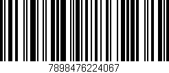 Código de barras (EAN, GTIN, SKU, ISBN): '7898476224067'