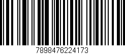 Código de barras (EAN, GTIN, SKU, ISBN): '7898476224173'