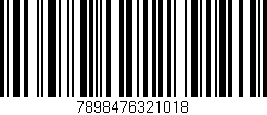 Código de barras (EAN, GTIN, SKU, ISBN): '7898476321018'