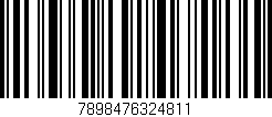 Código de barras (EAN, GTIN, SKU, ISBN): '7898476324811'