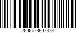 Código de barras (EAN, GTIN, SKU, ISBN): '7898476597338'