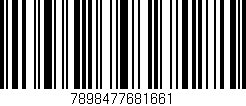 Código de barras (EAN, GTIN, SKU, ISBN): '7898477681661'