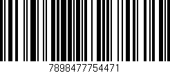 Código de barras (EAN, GTIN, SKU, ISBN): '7898477754471'