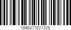 Código de barras (EAN, GTIN, SKU, ISBN): '7898477821326'