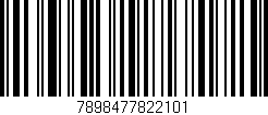 Código de barras (EAN, GTIN, SKU, ISBN): '7898477822101'