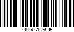 Código de barras (EAN, GTIN, SKU, ISBN): '7898477825935'