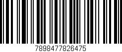 Código de barras (EAN, GTIN, SKU, ISBN): '7898477826475'