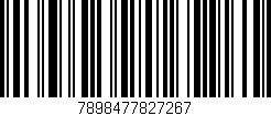 Código de barras (EAN, GTIN, SKU, ISBN): '7898477827267'