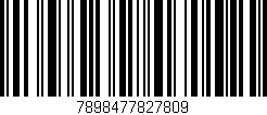 Código de barras (EAN, GTIN, SKU, ISBN): '7898477827809'