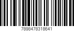 Código de barras (EAN, GTIN, SKU, ISBN): '7898478318641'
