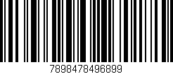 Código de barras (EAN, GTIN, SKU, ISBN): '7898478496899'