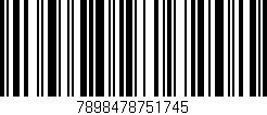 Código de barras (EAN, GTIN, SKU, ISBN): '7898478751745'
