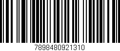 Código de barras (EAN, GTIN, SKU, ISBN): '7898480921310'