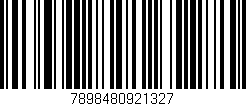Código de barras (EAN, GTIN, SKU, ISBN): '7898480921327'