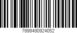 Código de barras (EAN, GTIN, SKU, ISBN): '7898480924052'