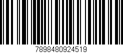 Código de barras (EAN, GTIN, SKU, ISBN): '7898480924519'