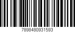 Código de barras (EAN, GTIN, SKU, ISBN): '7898480931593'